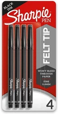 Sharpie Felt Tip Pens Fine Point (0.4Mm) Felt Tip Markers Journaling Pens Art Dr