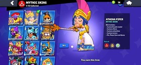 70K TROPHY/ 62 Max Brawler/50Hyper/ 100/100Brawler/7LEG/8Mithic/82 Epic/Starshel