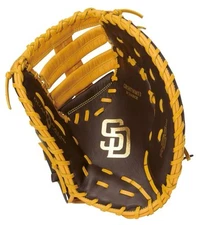 Rawlings Japan Baseball Glove MLB TEAM Hyper Tech 1st Base Mitt 11.75 LH Padres