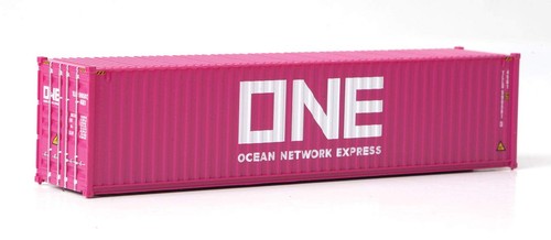 Contenedor Hi-Cube Walthers SceneMaster 949-8275 HO 40' UNO blanco magenta | Condition: New