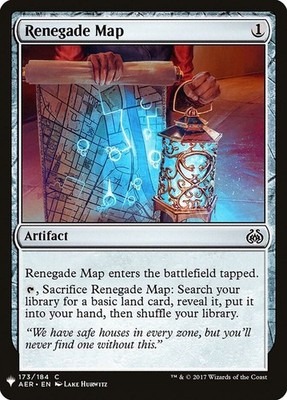 Renegade Map - 173 - Near Mint - The List Reprints