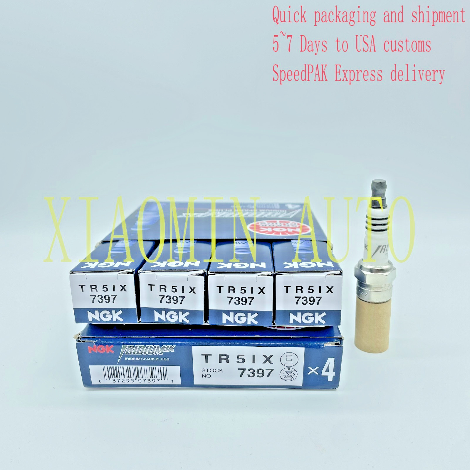 8PCS NGK IRIDIUM IX Spark Plugs TR5IX 7397 FOR FORD GM CADILLAC CHEVROLET