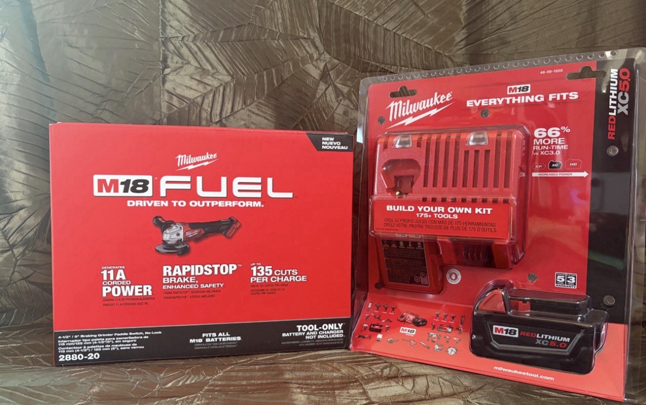 Milwaukee M18 Grinder Starter Kit