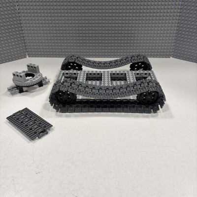LEGO Technic Base (Bulldozer Excavator) 74 Tread Links 42479 + Turntable 2856