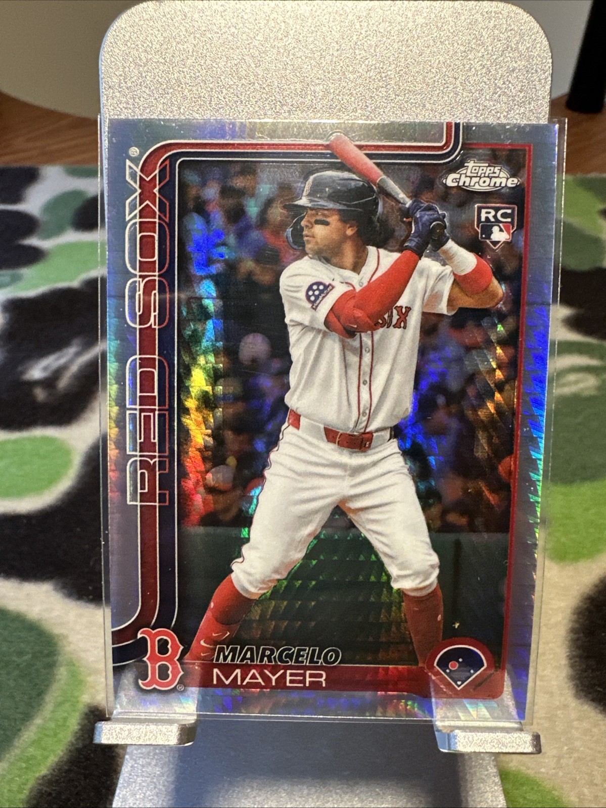 2025 Topps Chrome Update Marcelo Mayer RC Prism Usc9 Boston