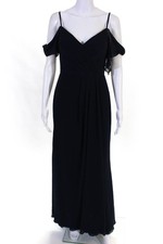WATTERS Womens Cold Shoulder Aldridge Gown Navy Blue Size 2 11526726