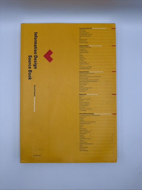 Information Design Source Book birkhauser IID Herausgeber Graphic Design