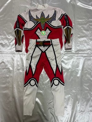 Shima Sports Thunder Liger Costume Set White/Red/Gold Pro Wrestling Suit