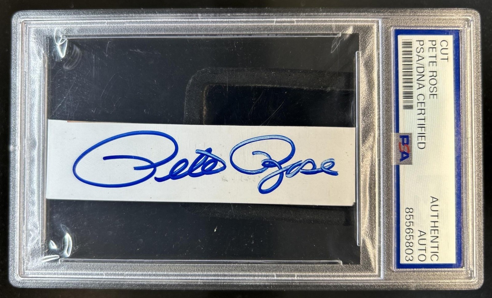 Pete Rose Cut Autograph PSA Authentic