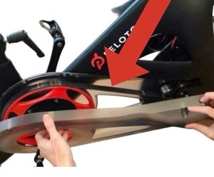 Peloton Bike Plus Outer Belt Guard Crystal Clear 2026 Spec OEM SKU: SB01-0066