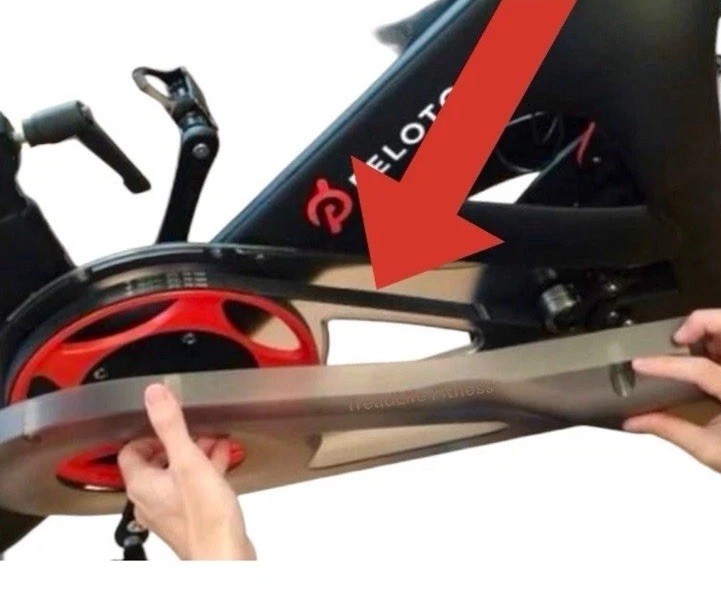 Peloton Bike Plus Outer Belt Guard Crystal Clear 2026 Spec OEM SKU: SB01-0066