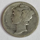 1938-D Mercury Dime - 10c  Nice Coin!