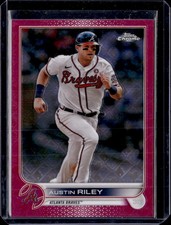 2022 Topps Chrome Austin Riley #28 Pink