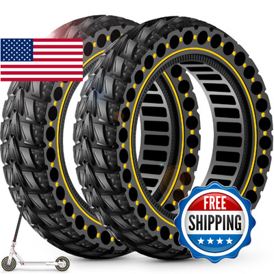 BANGTING 2PCS 60/70-6.5 Scooter Tire 10x2.5'' Solid for Segway Ninebot Max G2 G30
