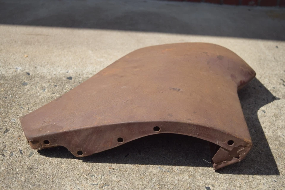 51-52 Ford pickup truck panel F1 lower front fender extension left NOS 1951 1952 - Image 3 of 4