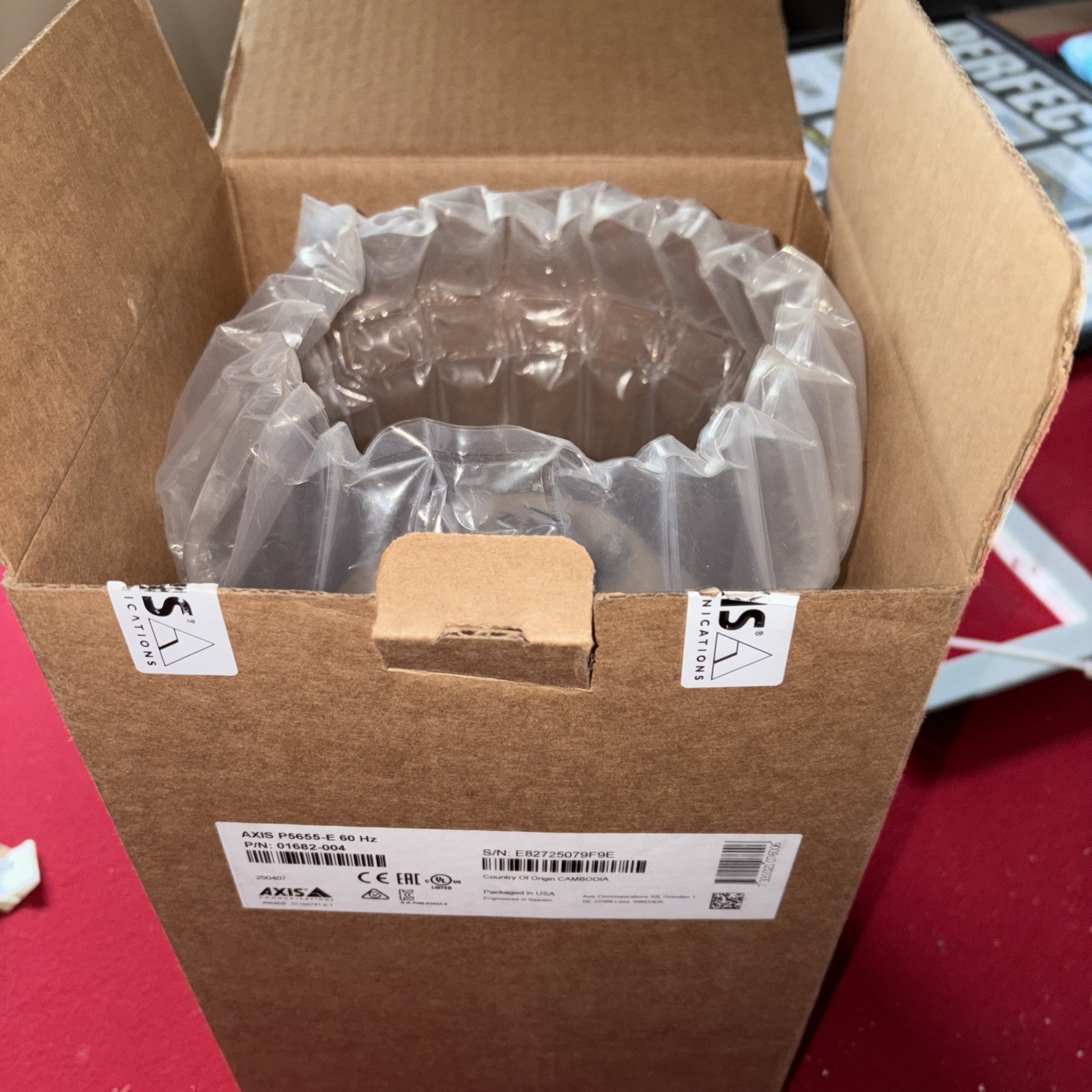 AXIS P5635-E 60HZ PTZ Network Security Camera 01682-004