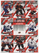 2021 National Hockey Card Day Canada Full Sheets Cale Makar Josh Norris HOF 1p3
