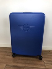 GENUINE MINI COOPER TROLLEY SPINNER WING LOGO DEBOSSED HARD CASE 80225B320E2