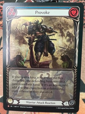 HNT117 Provoke [Rainbow Foil] (Extended Art) Majestic The Hunted Flesh and Blood