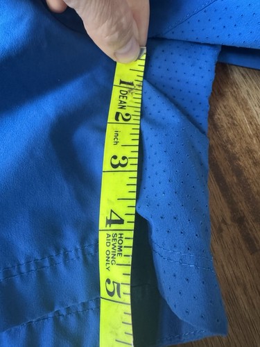 Nike Running Shorts Boys Medium Blue Lined Dri Fit Elastic Waist Drawstring Logo - Picture 4 of 7