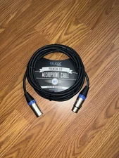 Blucoil Audio 10ft Premium XLR Microphone Cable (/RT6-19702-BLUCOIL-10FT-NOB)