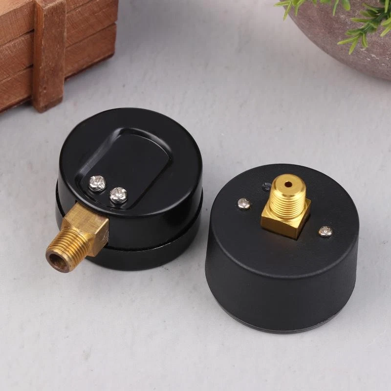 Manómetro Compresor de Aire Fluido Hidráulico Neumático 0-12Bar / 0-170PSI Fácil