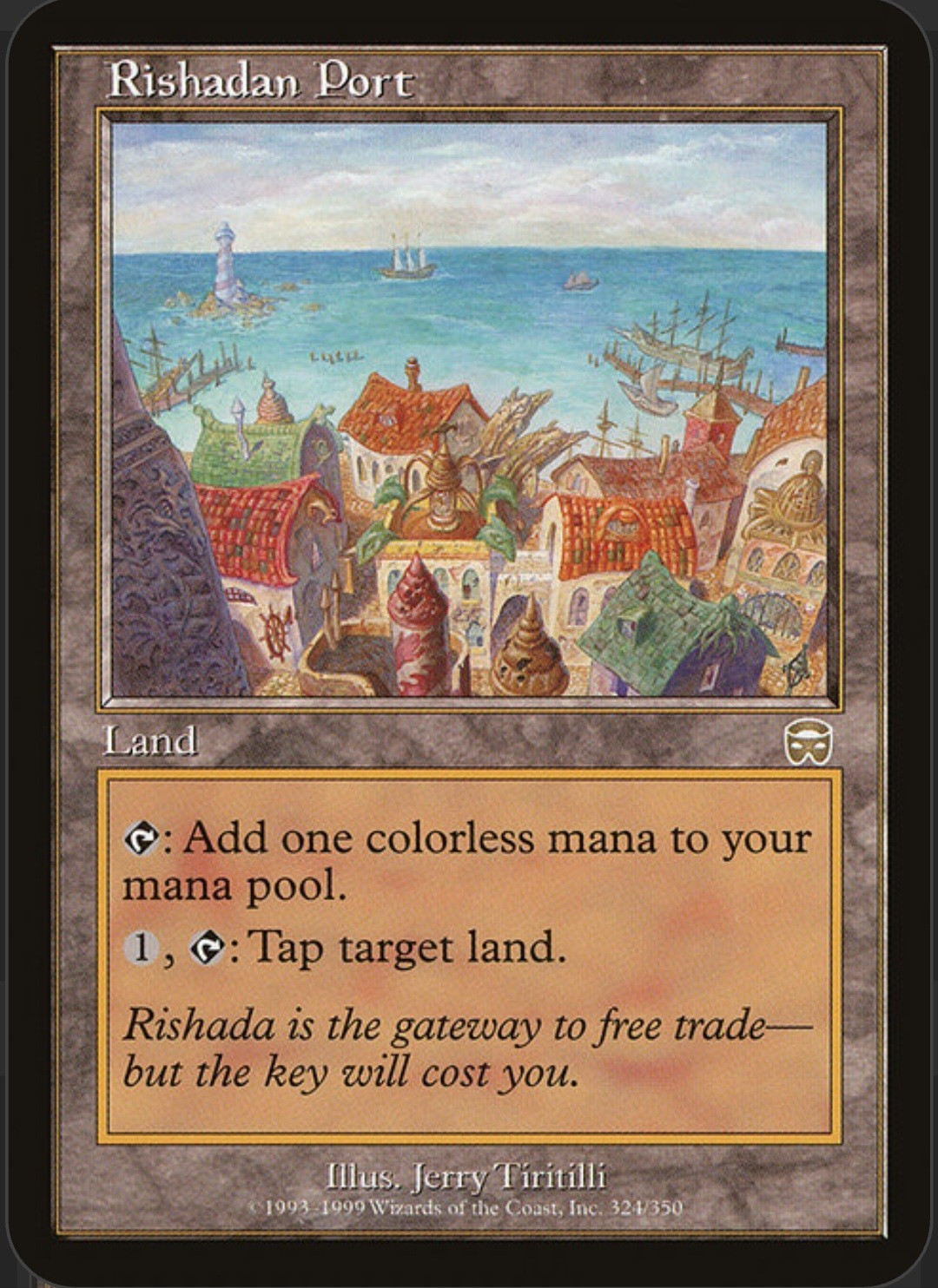 MTG Magic the Gathering Rishadan Port (324/350) Mercadian Masques LP