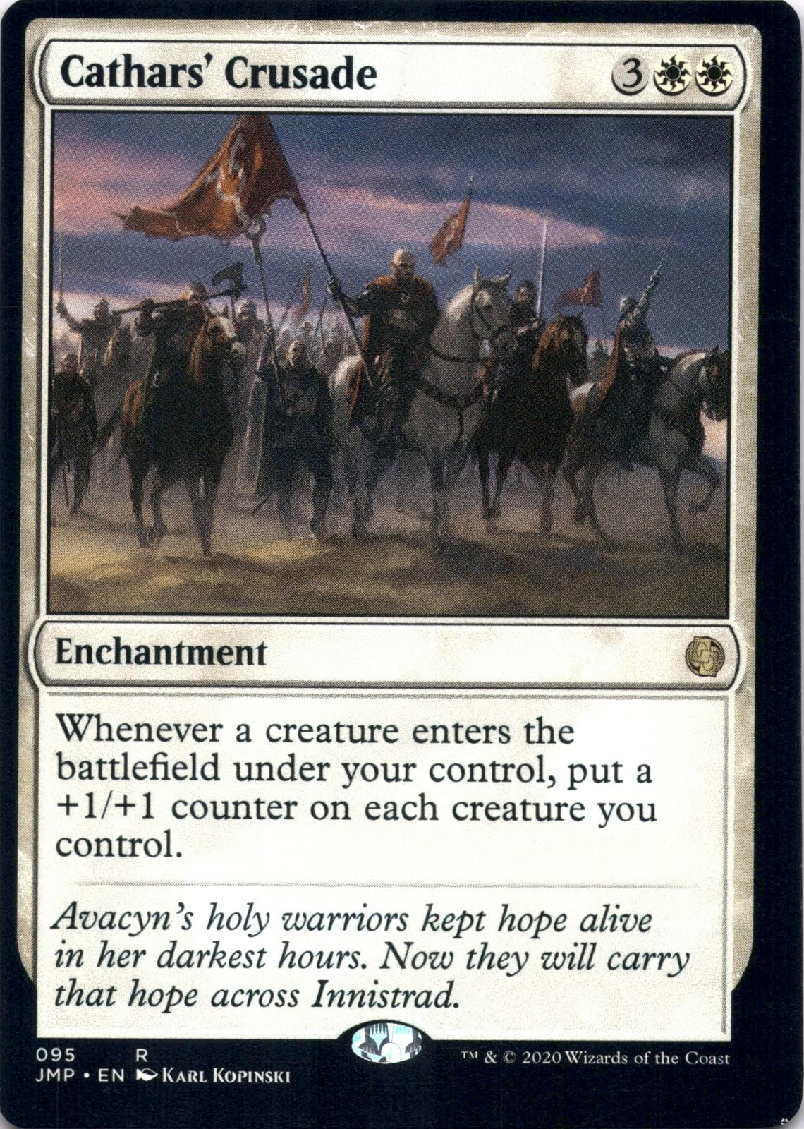 Cathars' Crusade 95 Rare Jumpstart Magic: The Gathering Near Mint