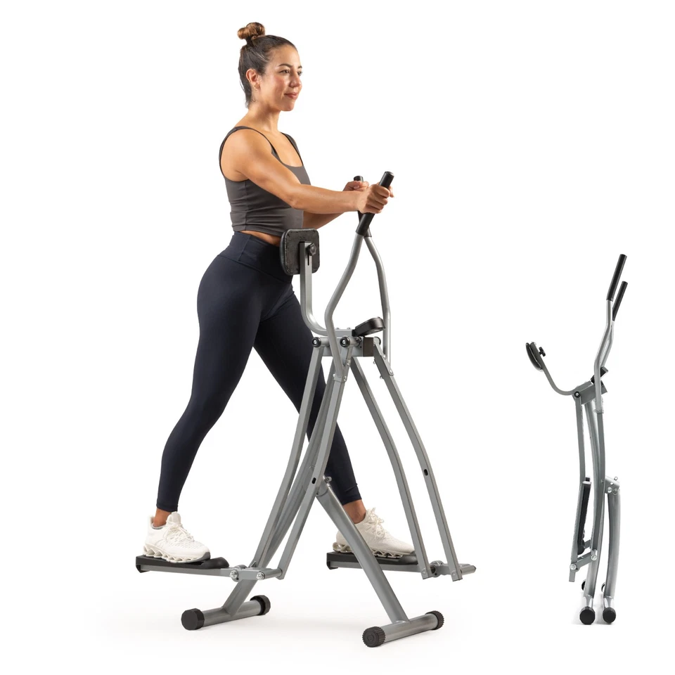 30" Stride Air Walk Cross Trainer Elliptical Full Body Glide Ski Motion Foldable - Image 4 of 4