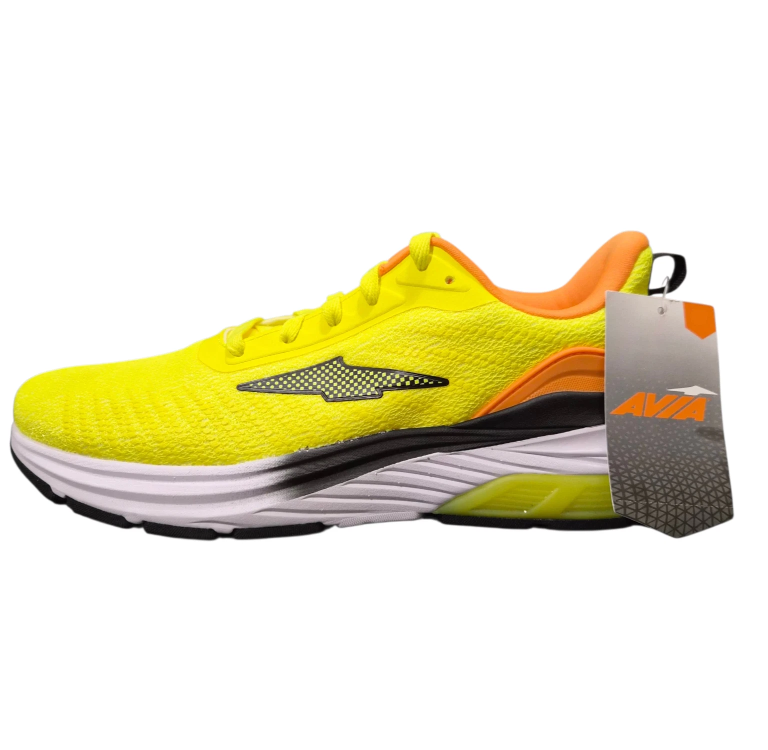 NWOB Avia Mens Hypersonic Gel Running Shoes Size 8.5-13 Sneakers Yellow Orange