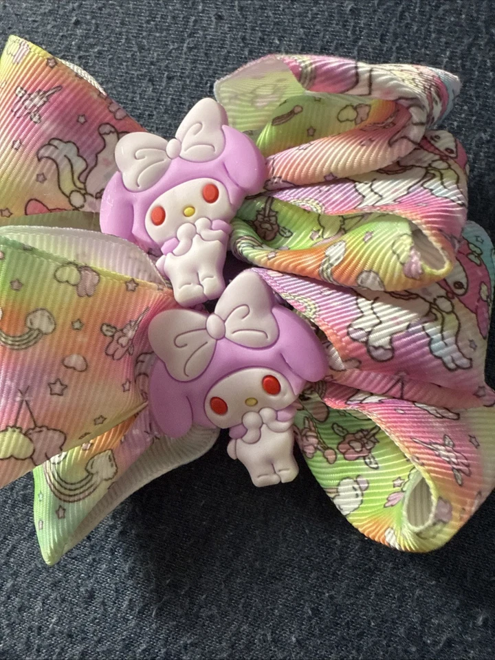 My Melody Multicolor Con Pony Arcos Pequeños Un Par Foto 2 de 4