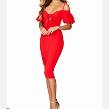 New Nookie Belle Mini dress in Red XS