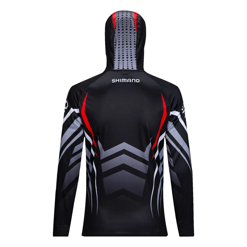 Shimano Fishing Jersey Long Sleeve Breathable Anti UV Outdoor Sporting Jacket - Image 4 of 4