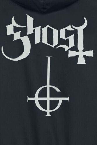 Ghost Band Papa Emeritus Black Windbreaker Jacket Coat Hoodie Metal New XL - Picture 3 of 7