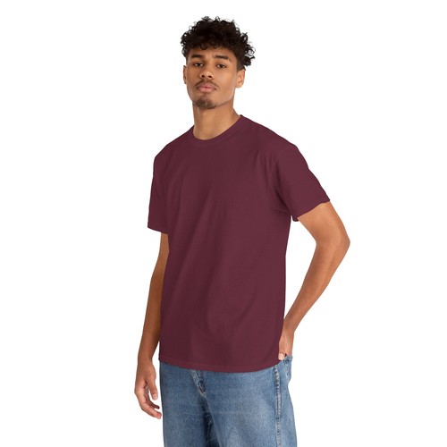Gildan 5000 Solid Heavy Cotton Plain T-Shirt - Classic Comfort Fit for Men/Women - Picture 30 of 76