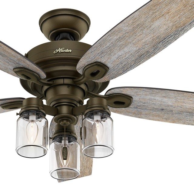 Klarstein Bolero Ceiling Fan With Light And Remote Control Acero