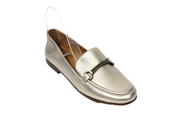 Patricia Nash Loafers New sz 8 Gold Leather Shoes Women Slip  display picture 2