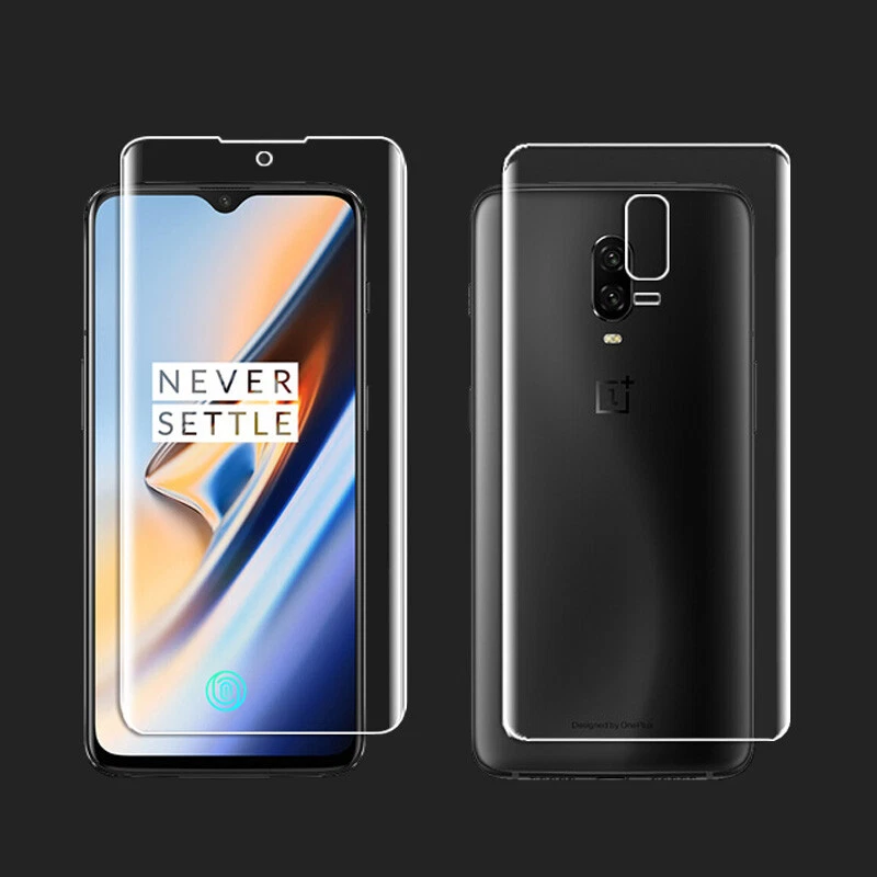 Front Back Full Cover Soft Film For Oneplus 7T Pro 6 5T 3T Screen Protector Lot - Image 3 of 4