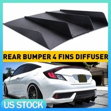 Universal Rear Bumper Lip Diffuser Shark Fin Bumper Protector For Car Suv Truck Universal Rear Bumper Lip Diffuser Shark Fin Bumper Protector For Car Suv Truck