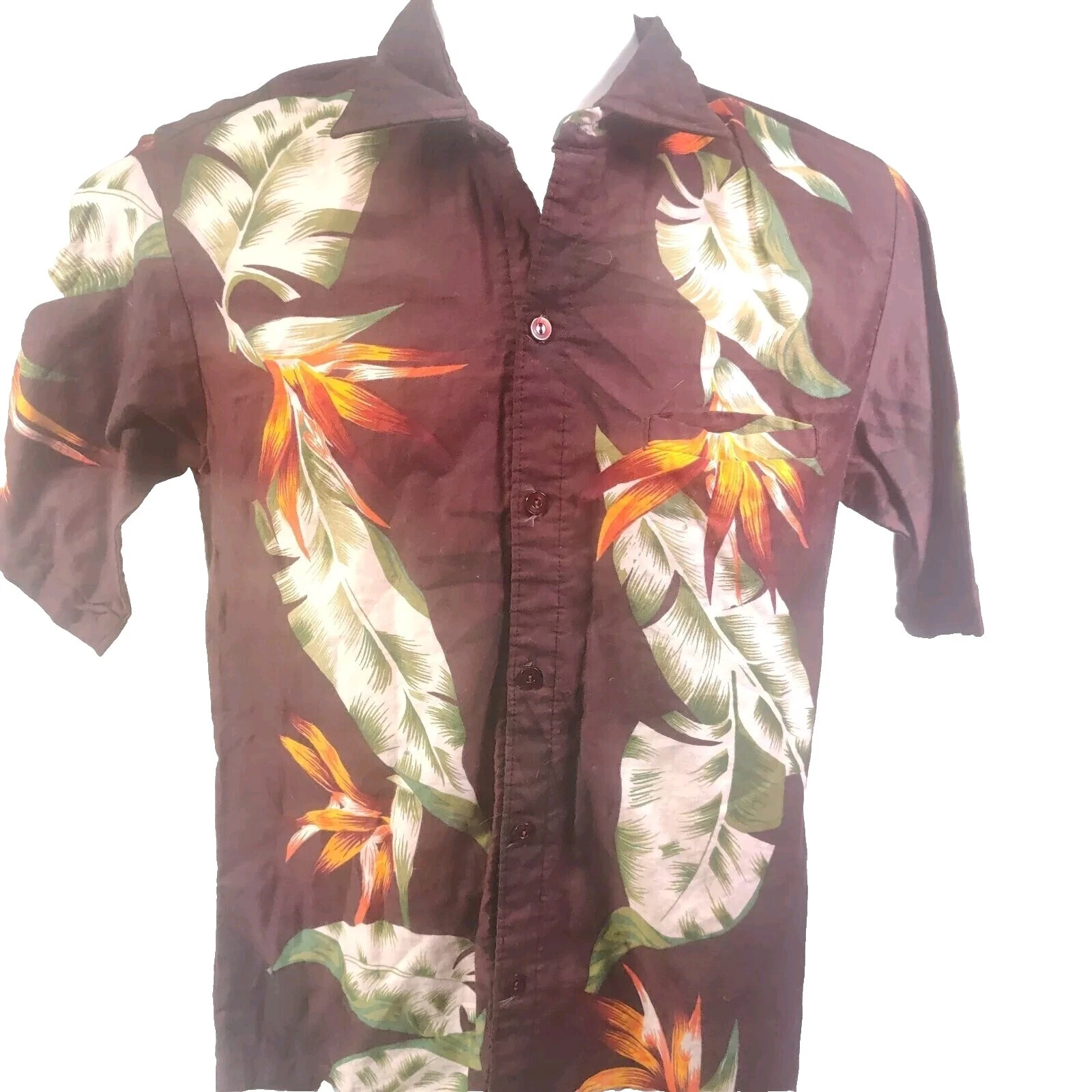 Повседневные мужские рубашки на пуговицах Go Barefoot полиэстер