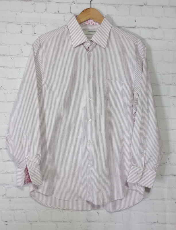 burton up long sleeve beige purple shirt