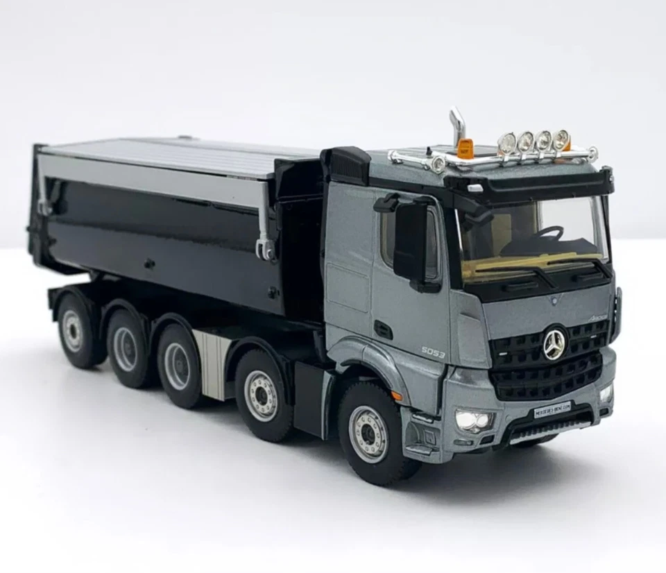 Camion ribaltabile Mercedes Arocs MP4 stream space 10x4, modelli WSI, scala 1:50 - Immagine 3 di 4
