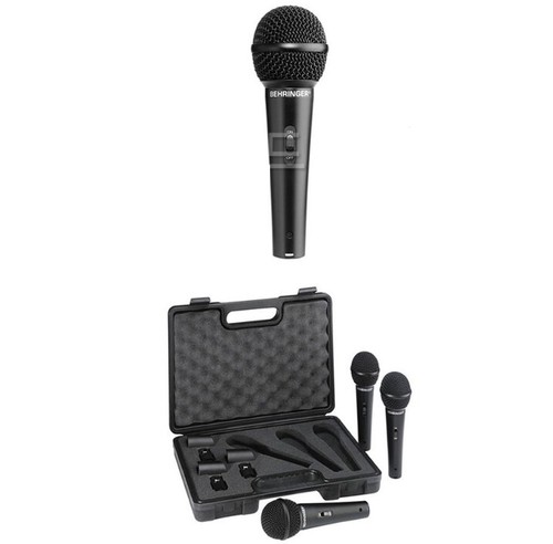 Behringer XM1800S 3 Dynamic Cardioid Vocal and Instrument Microphones (Set of 3) - Picture 3 of 4