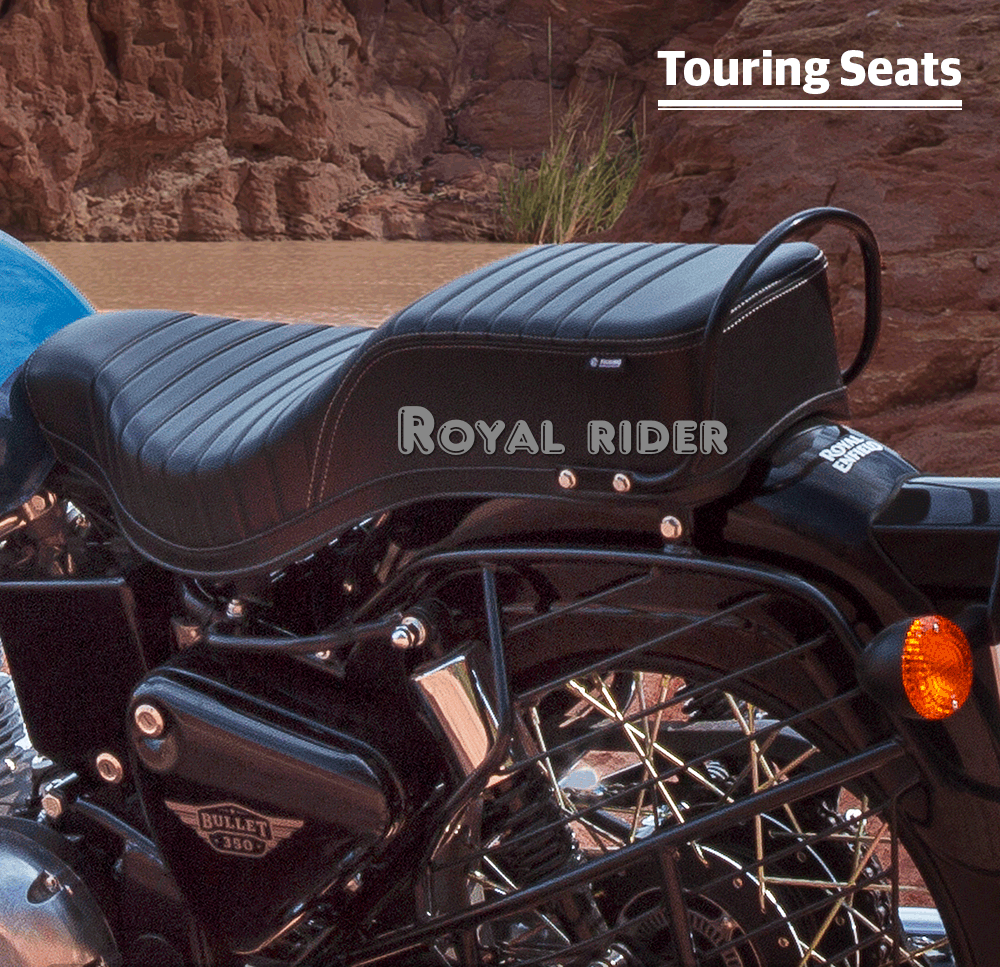 Fits Royal Enfield TOURING DUAL SEAT BLACK FOR BULLET 350/500