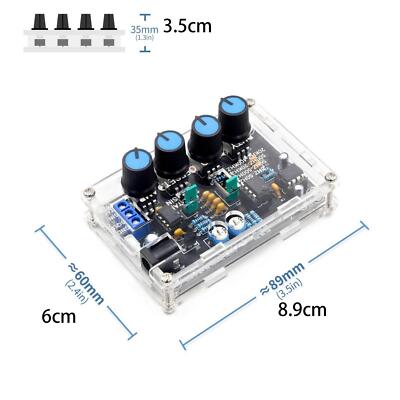 DIY 12V ICL8038 Low Frequency Signal Generator Kit Shell Xr2206 Upgrade Version