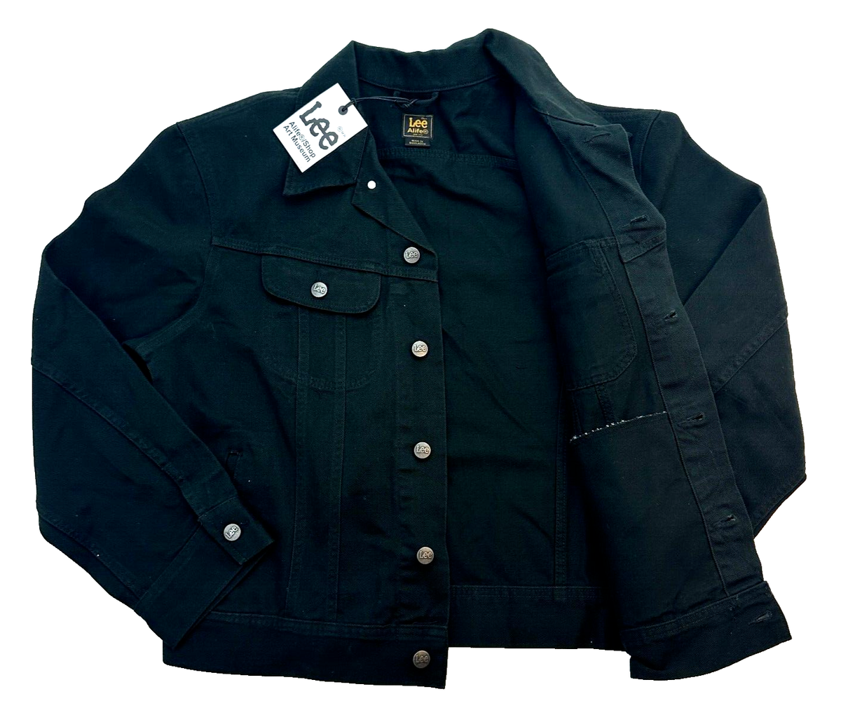 ジャケット・アウター Lee Short Denim Jacket Black XS Lee Rider Denim Jacket Men's Sizes S M L XL XXL Black Color
