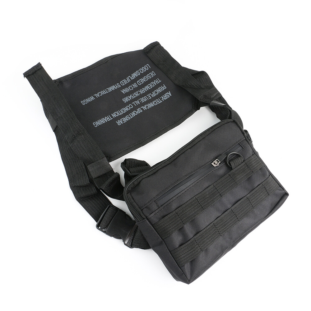 Men Chest Rig Vest Bag Outdoor Harness Chest Pouch Travel