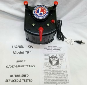 LIONEL KW TRANSFORMER - 190W - MODEL (R) - RESTORED & REBUILT
