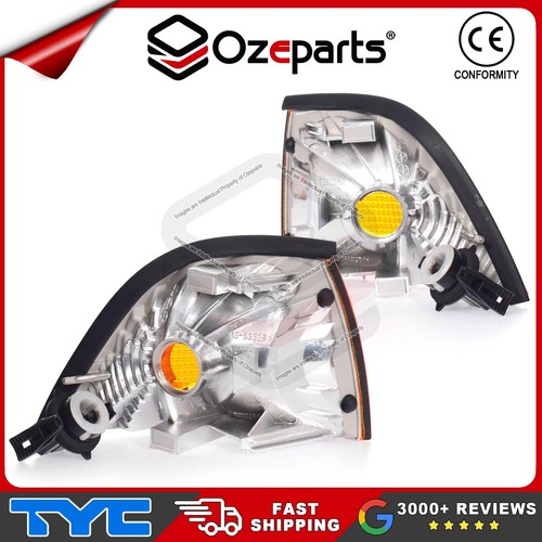 Pair LH+RH Corner Light Turn Lamp Amber For BMW 3 Series E36 Coupe 1991~1998 - Picture 2 of 6