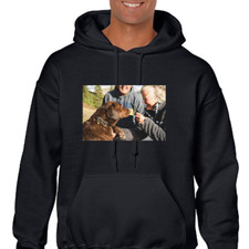Add Your Own Photo, Logo, Picture Printed custom Adult Hooded Sweatshirt Hoodie